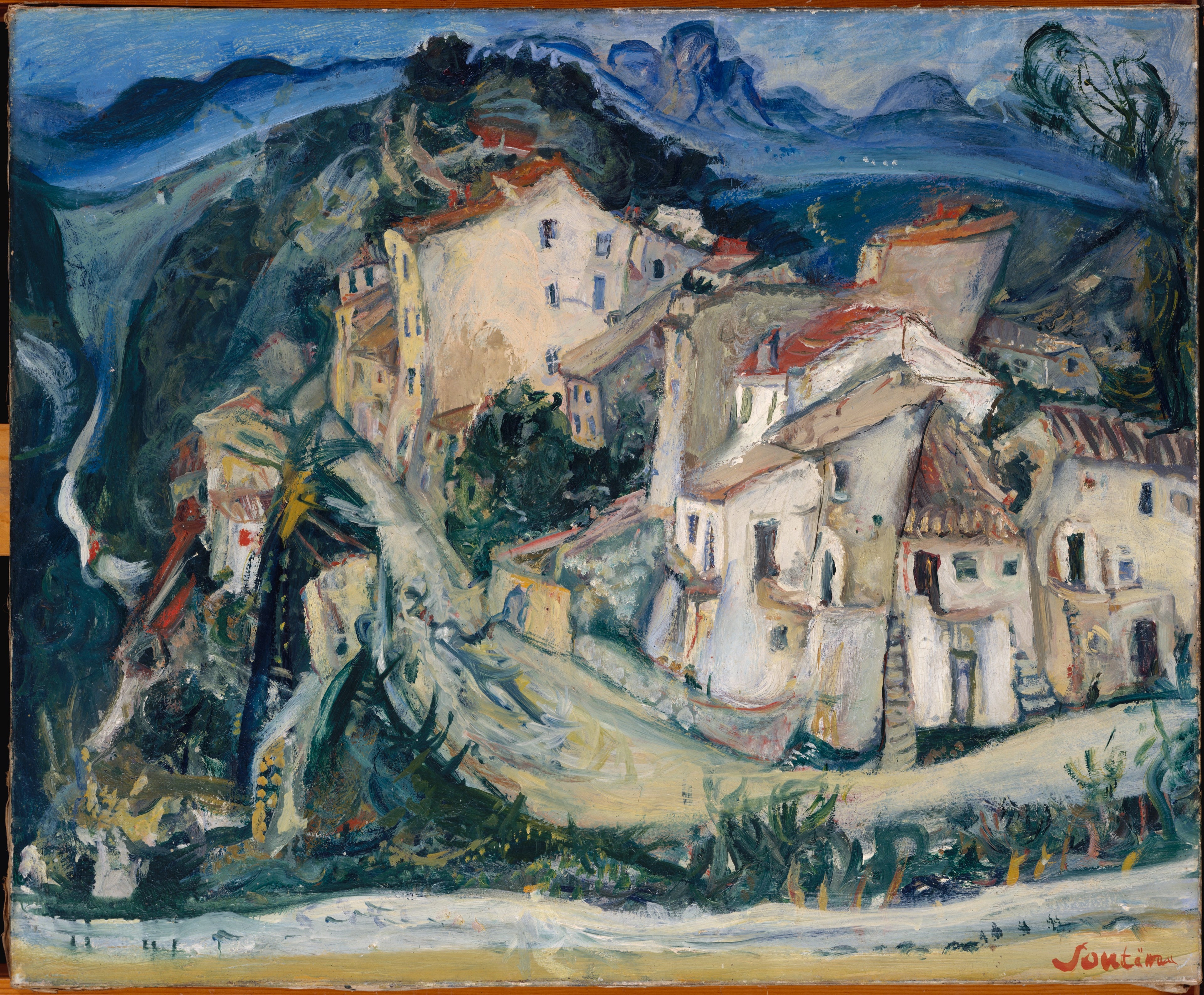 Vue de Cagnes - Chaïm Soutine