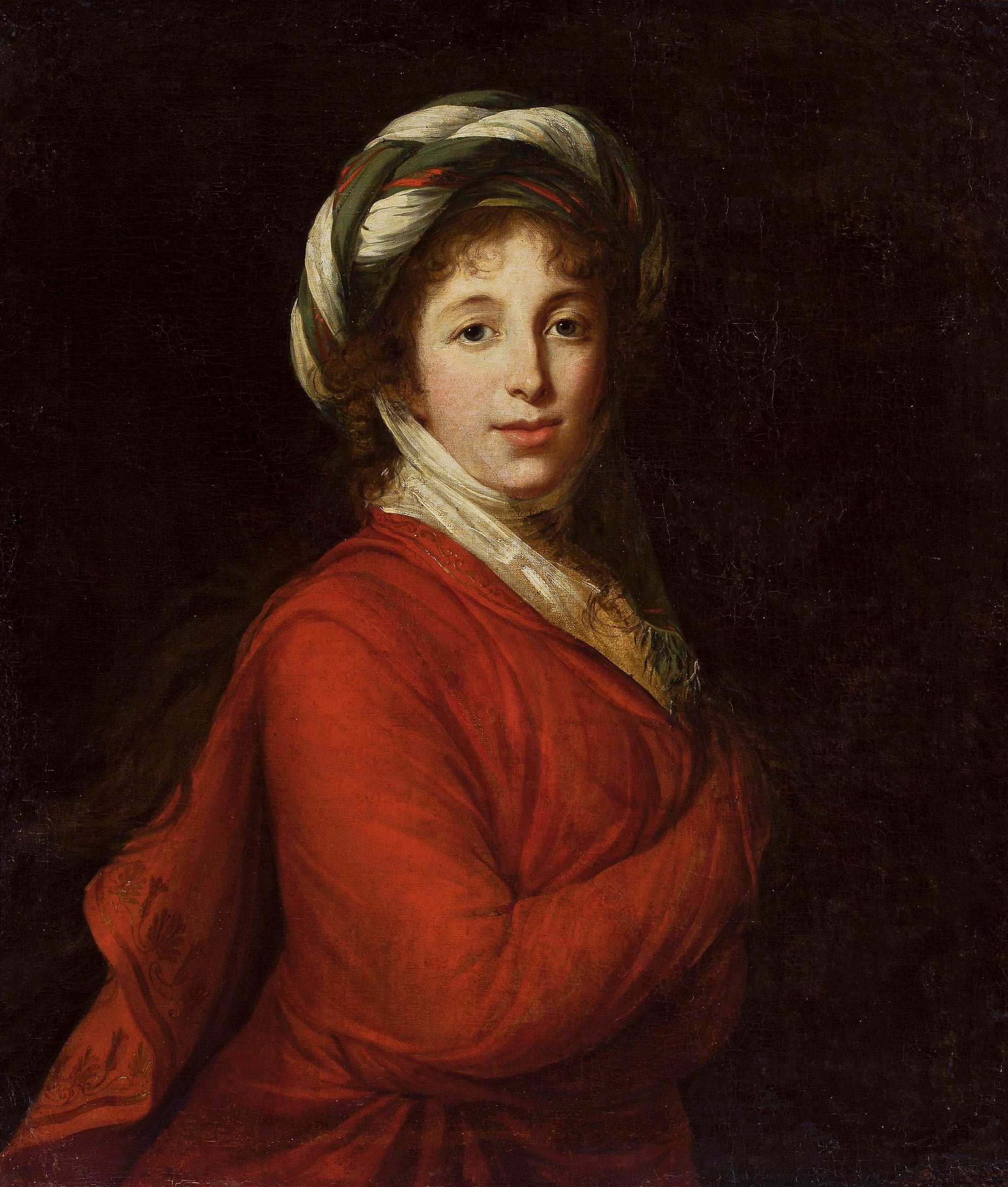 Portrait d'Helena Radziwiłł née Przeździecka. - Élisabeth Vigée Le Brun