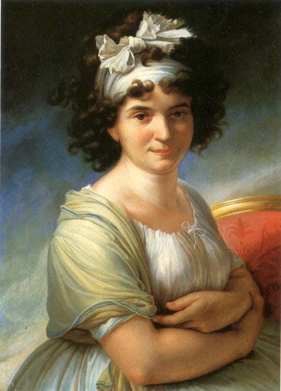 Portrait de la princesse Vlaminska (chanteuse Cotelini ?). - Élisabeth Vigée Le Brun