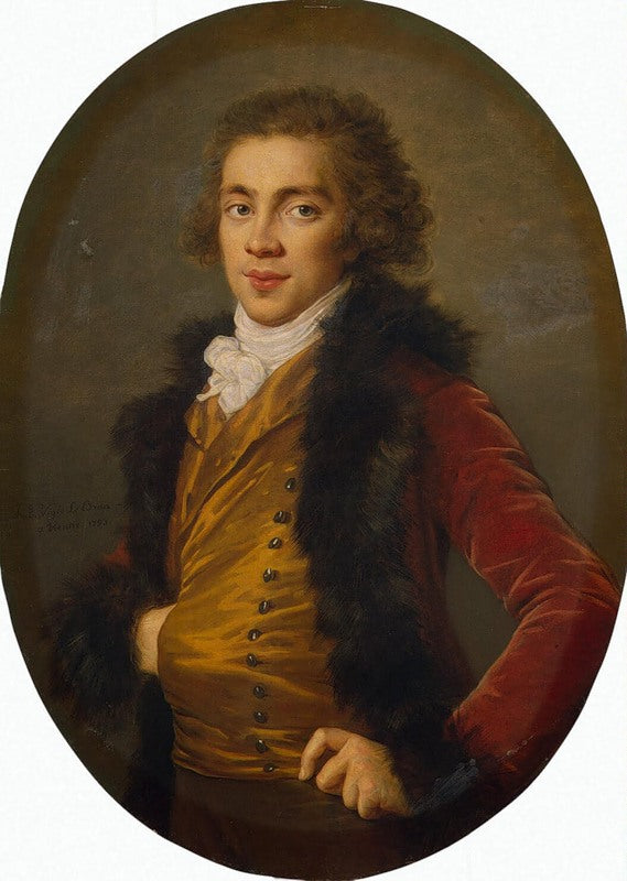 Portrait du baron Grigori Strogsnov - Élisabeth Vigée Le Brun