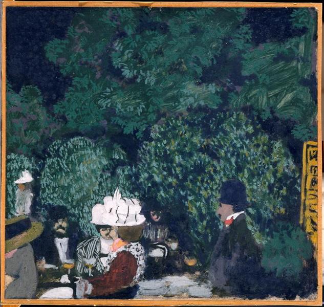 Café au bois de Boulogne - Édouard Vuillard