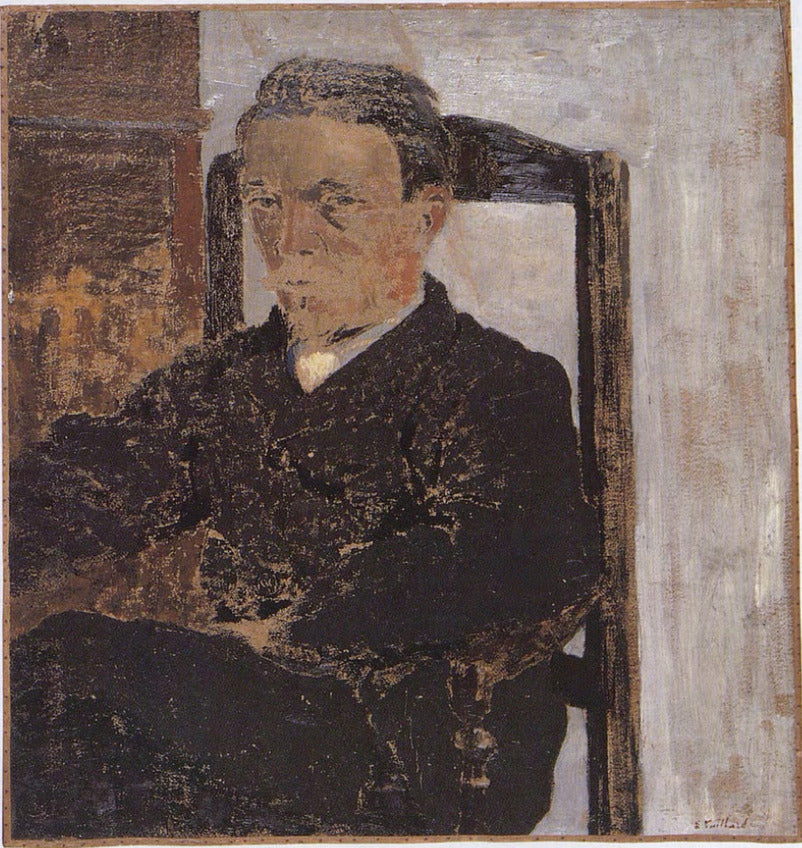 Portrait du peintre Vallotton - Édouard Vuillard