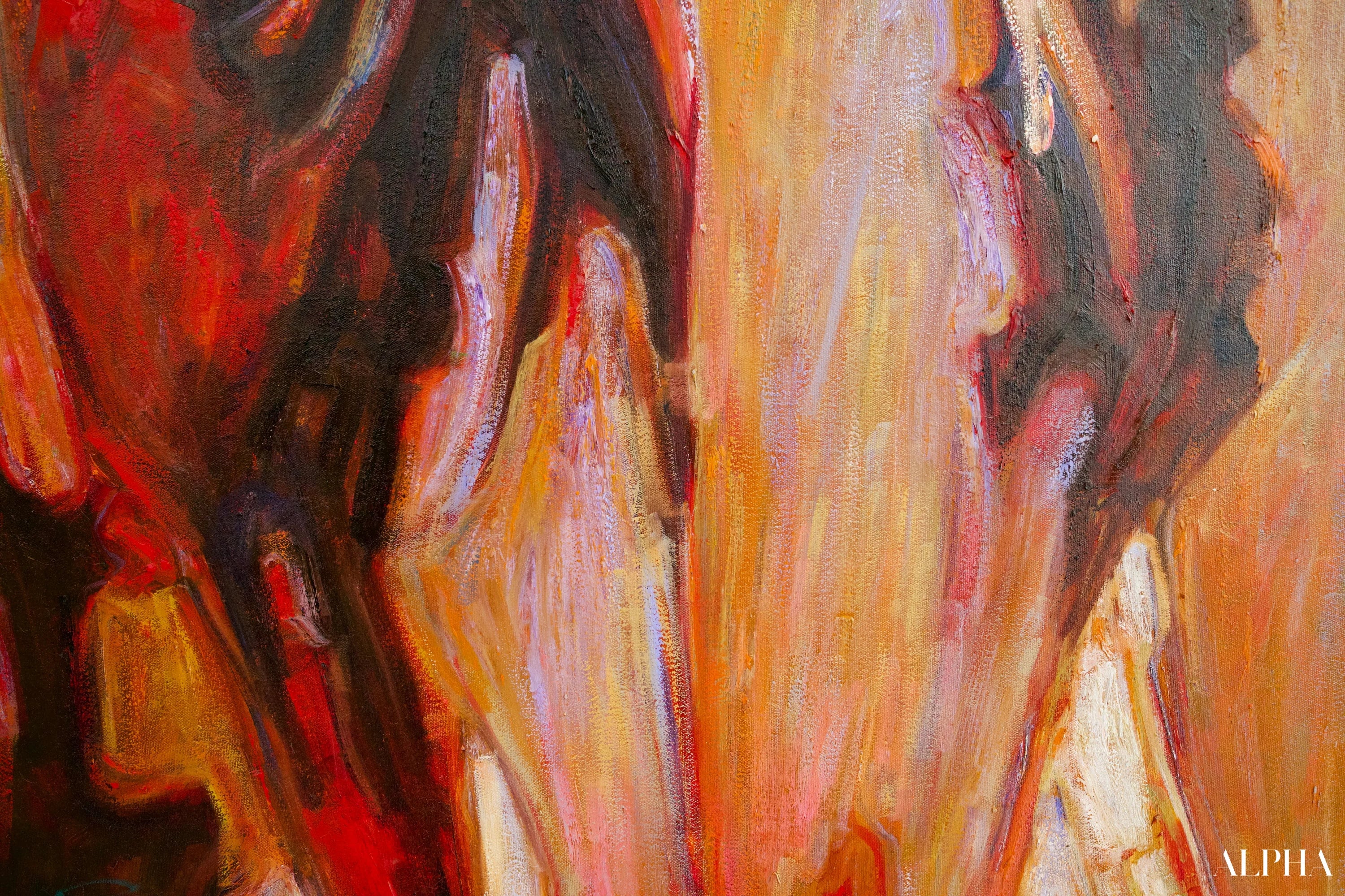 Cheval Abstrait | 100 x 100 cm Reproductions de tableaux à la peinture à l’huile