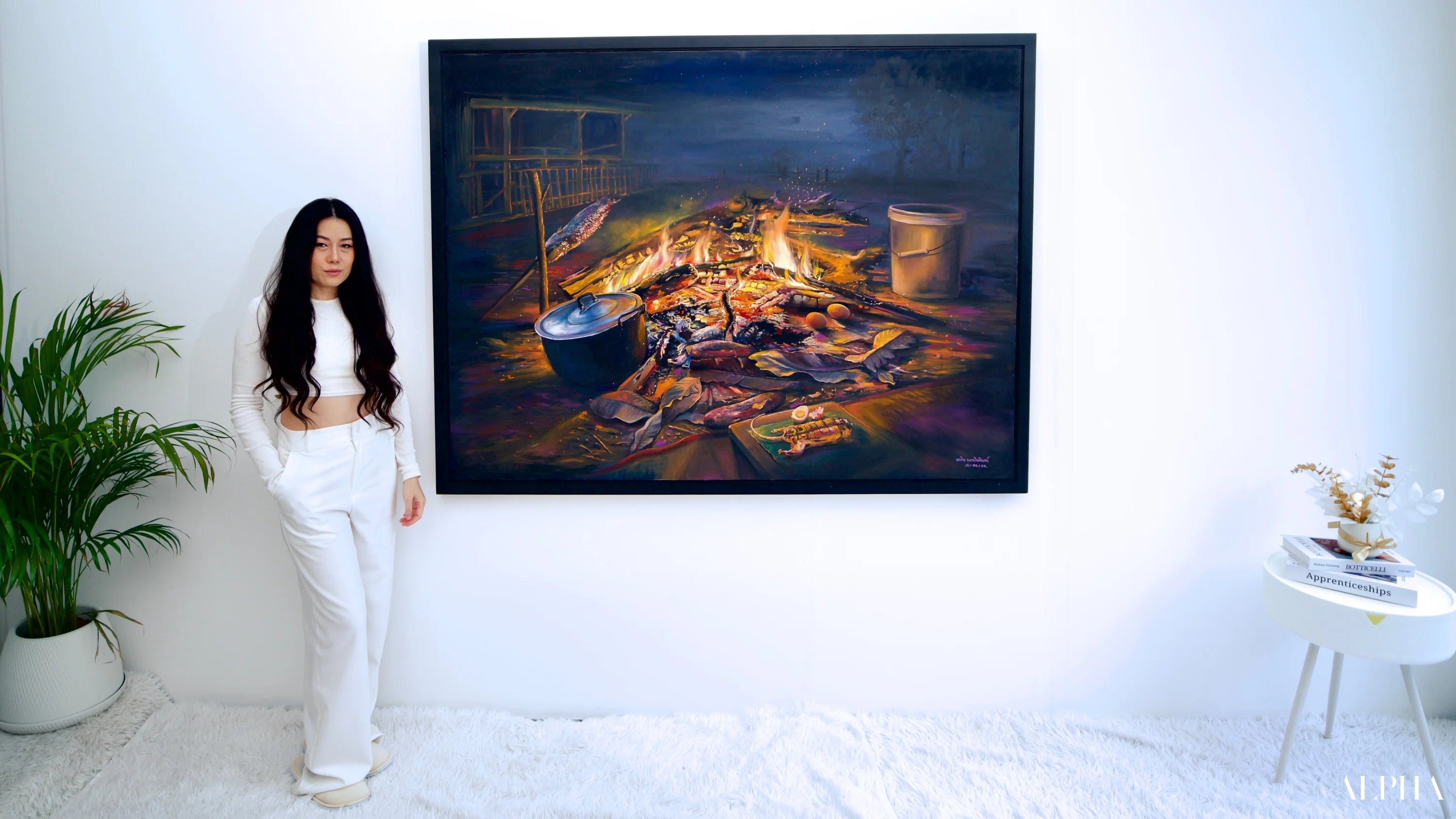 Issan | 160 X 120 cm Reproductions de tableaux à la peinture à l’huile