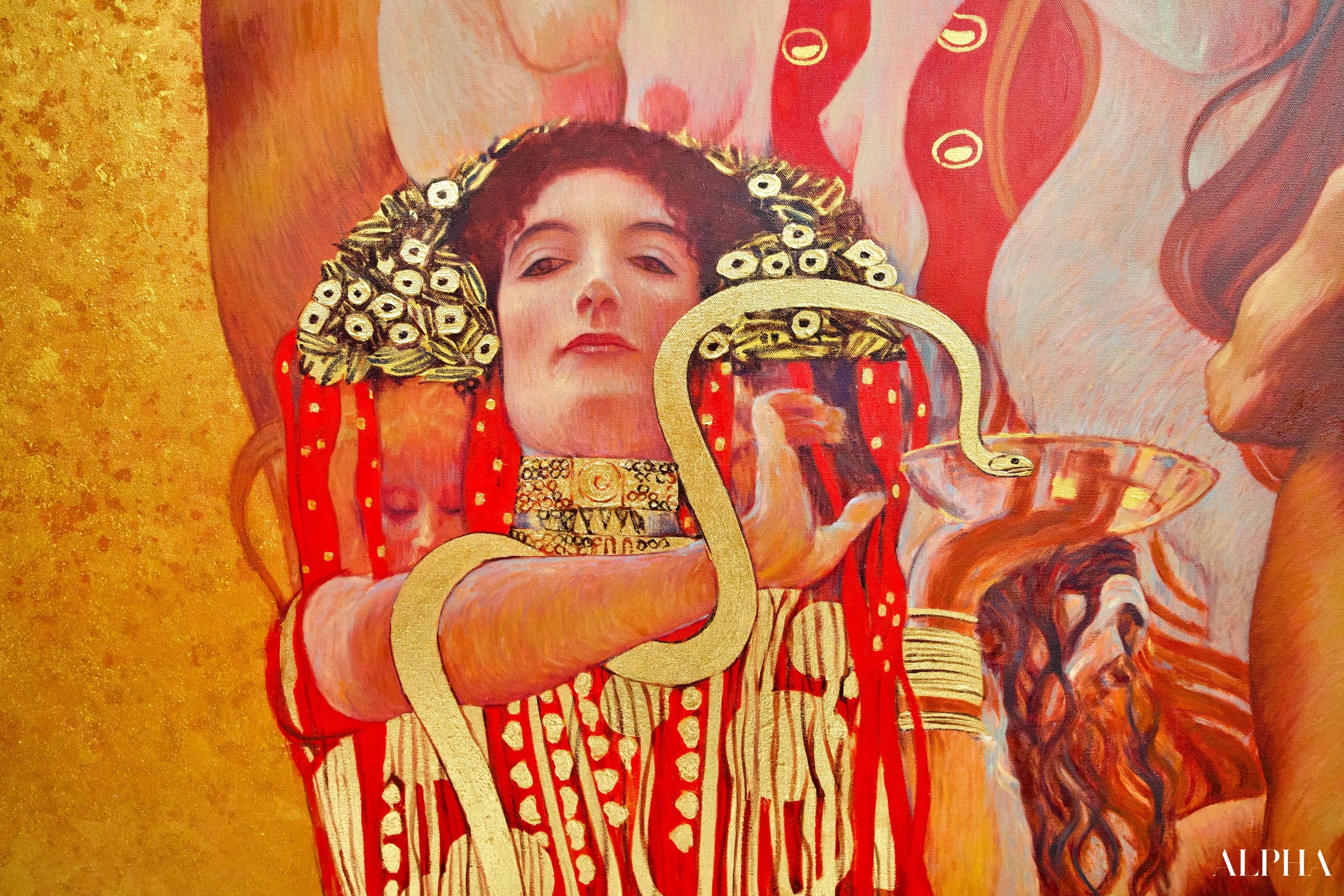 La Médecine – Une Œuvre Réimaginée de Gustav Klimt par Master Apollon | 180 x 270 cm Reproductions de tableaux à la