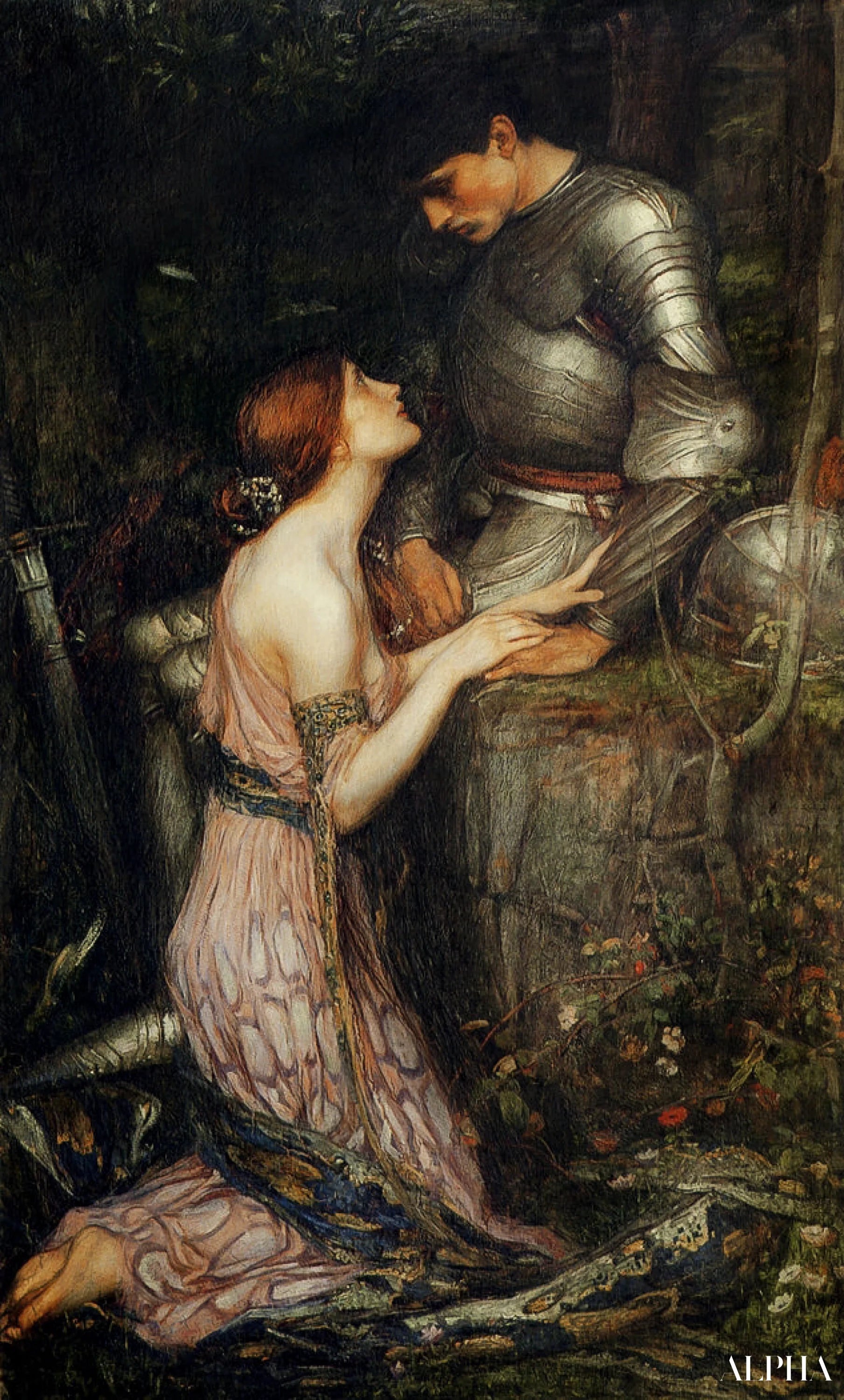 Reproduction du tableau « Lamia et le soldat - John William Waterhouse » par Alpha Reproduction en peinture à l’huile