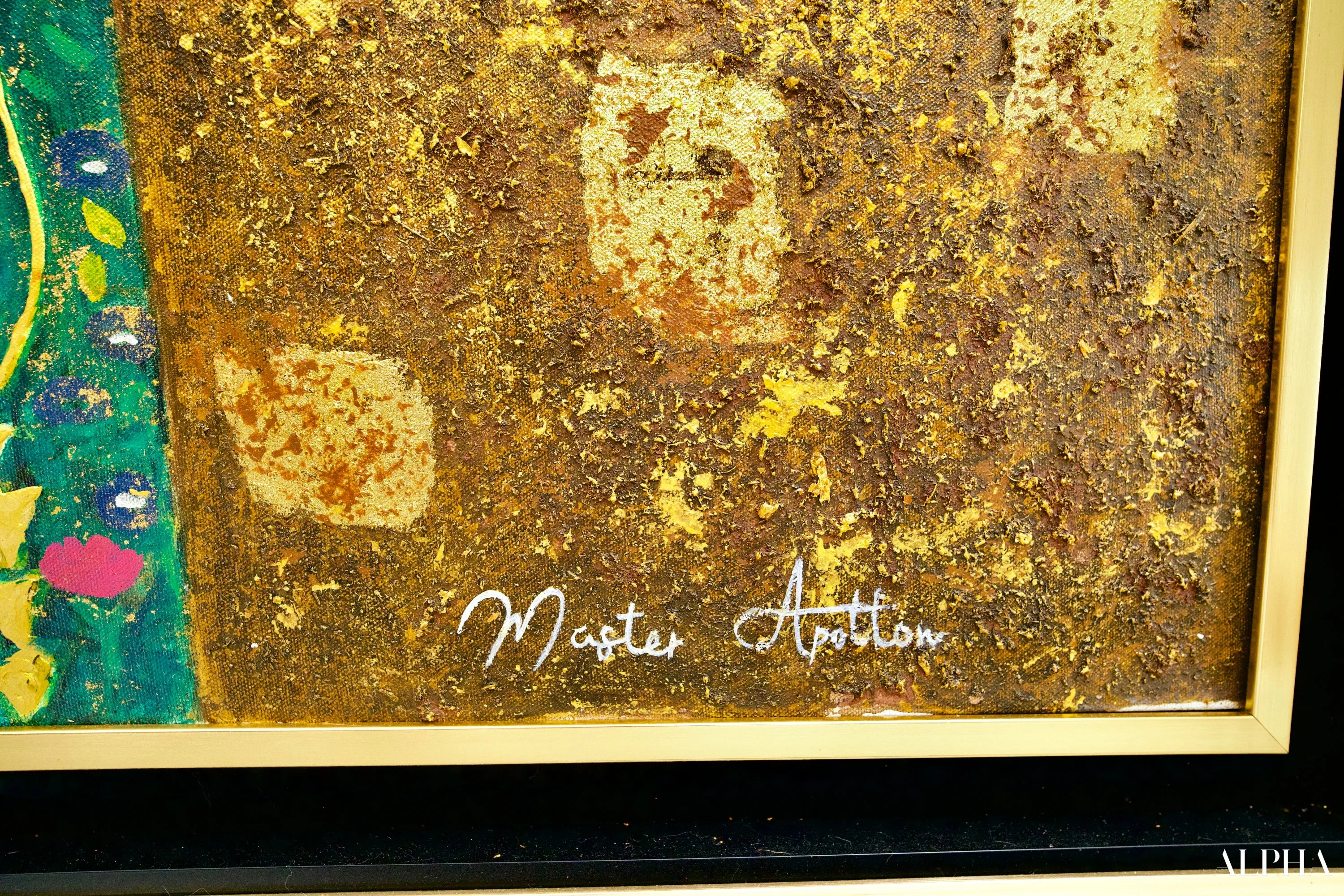 Le Baiser Réimaginé par Master Apollon | 200 x 200 cm Reproductions de tableaux à la peinture à l’huile