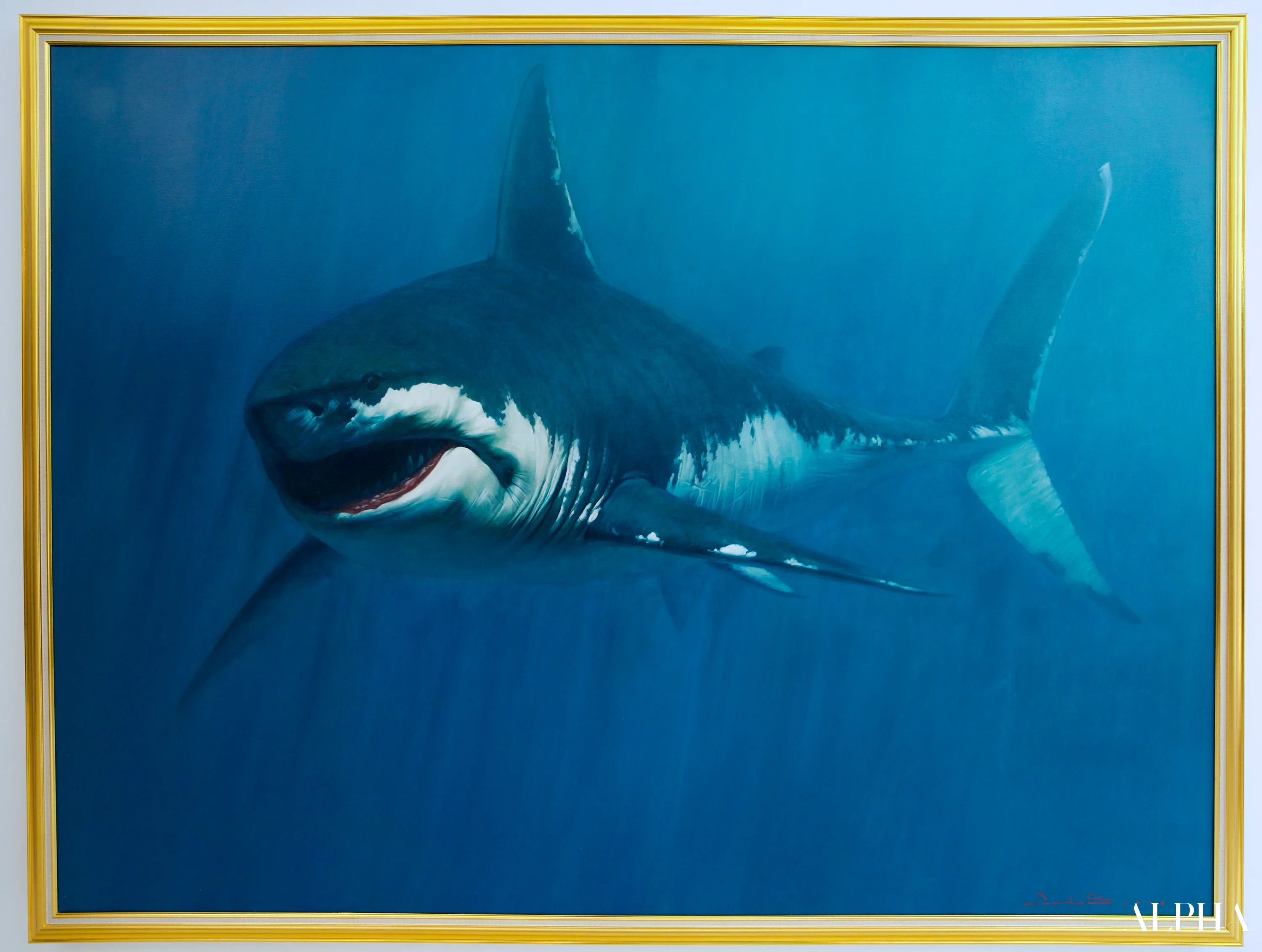 Requin | 150 x 200 cm Reproductions de tableaux à la peinture à l’huile
