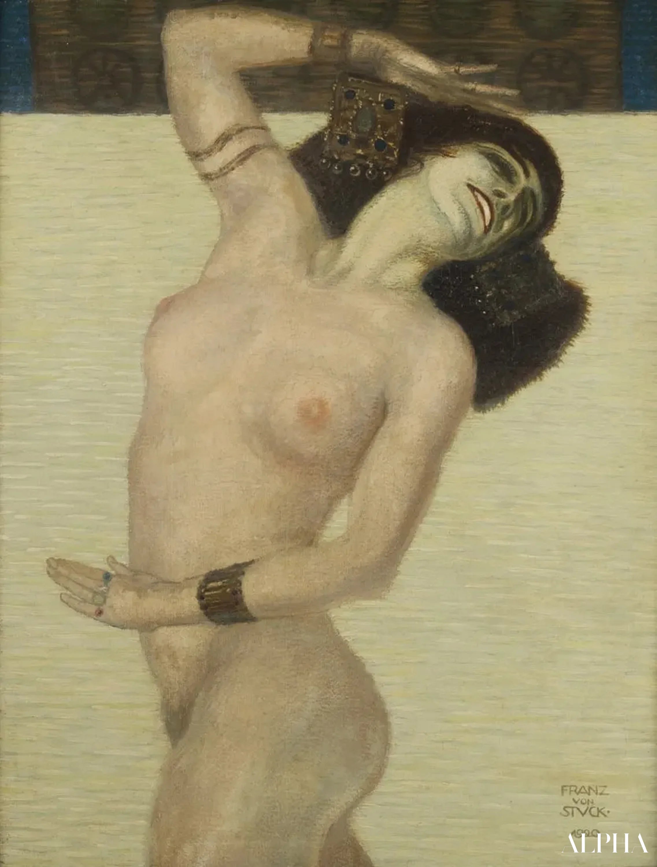 Reproduction du tableau « Salomé - Franz Von Stuck » par Alpha Reproduction en peinture à l’huile