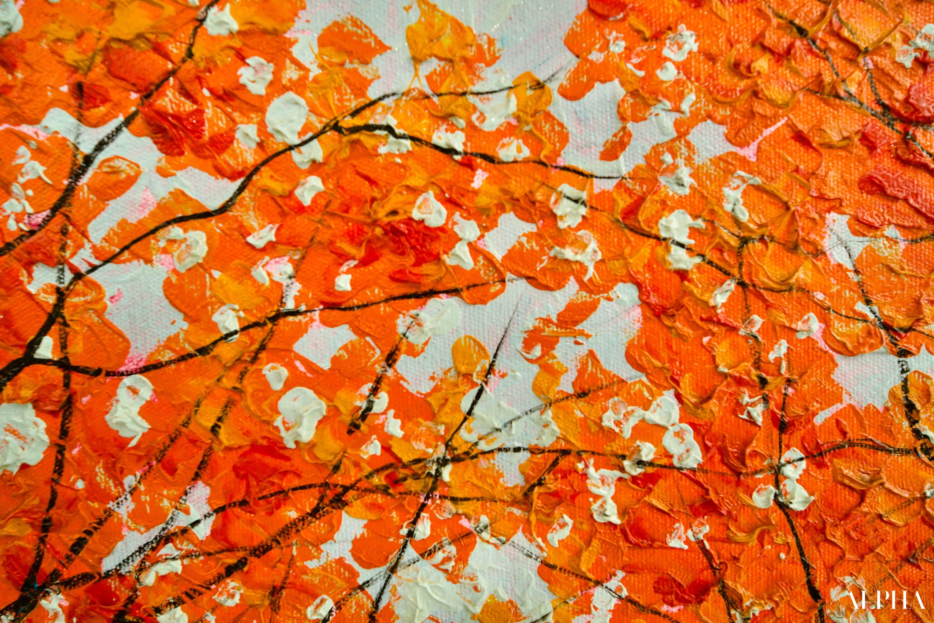 Visage d’Automne | 150 x 100 cm Reproductions de tableaux à la peinture à l’huile