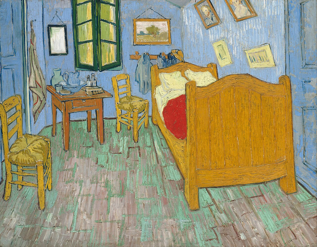 La Chambre à Arles de Vincent van Gogh, dominée par les jaunes, 1888