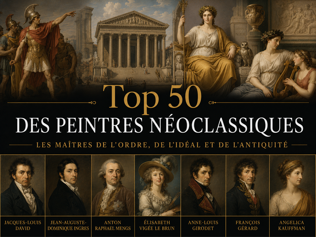 Top 50 peintres néoclassiques célèbres