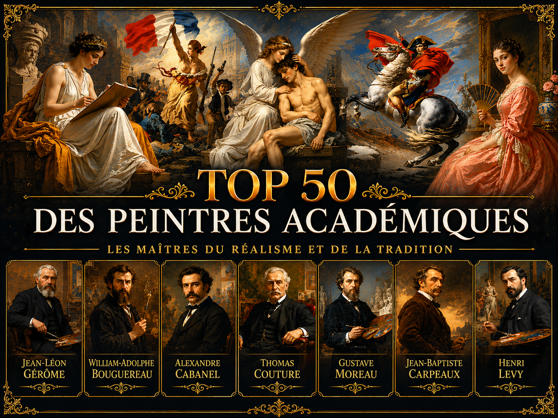 Top 50 peintres académiques célèbres : art en toge