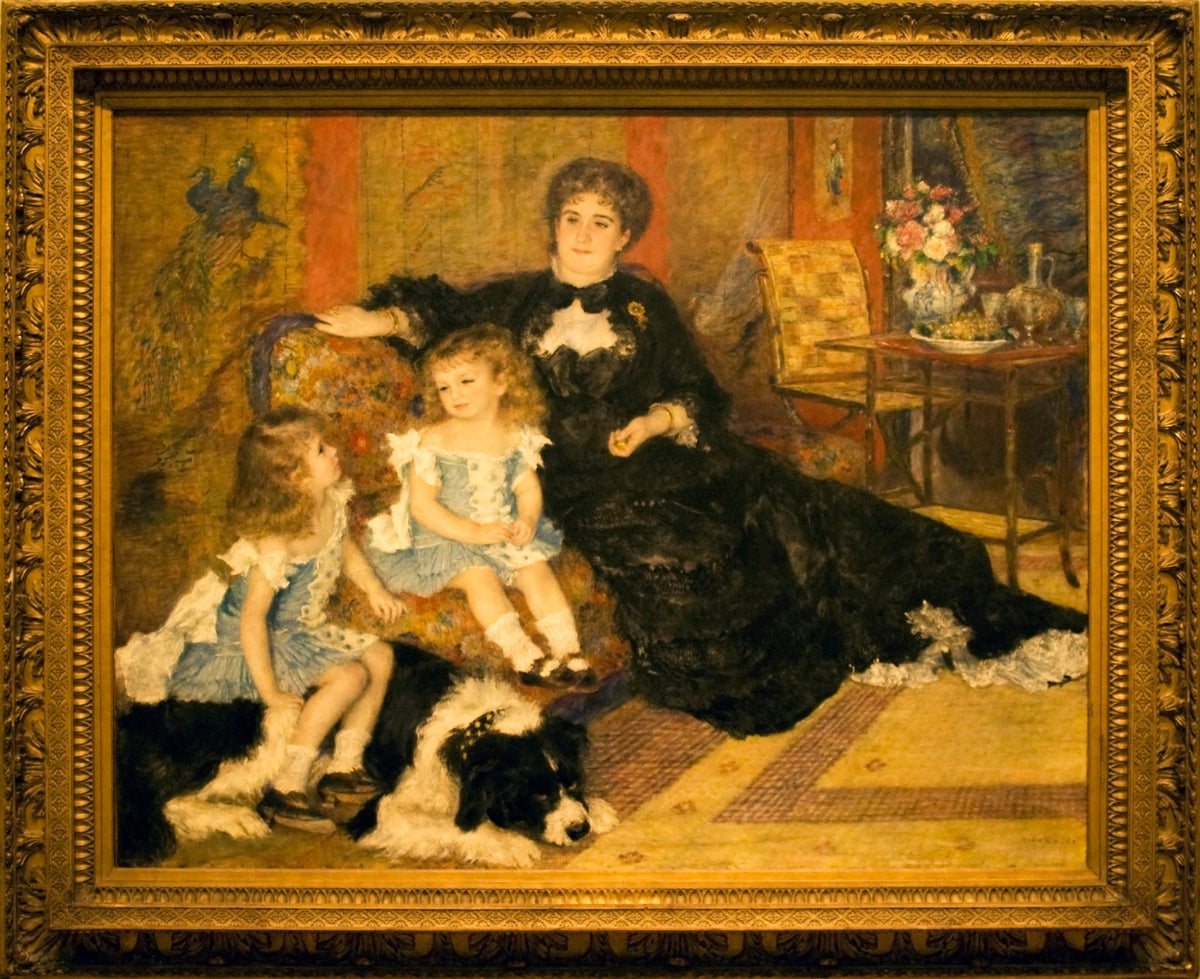 Madame Charpentier et ses enfants de Renoir, portrait familial de 1878