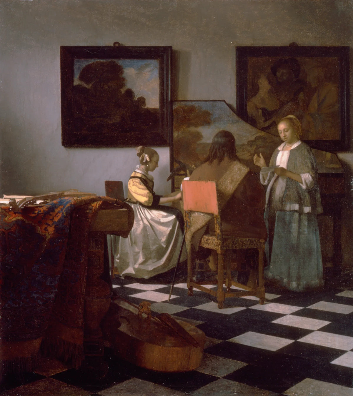 Le Concert de Johannes Vermeer, tableau volé au musée Gardner en 1990
