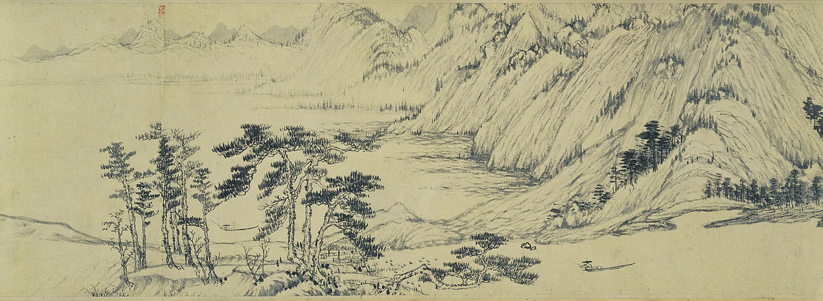 Demeure dans les monts Fuchun, œuvre de Huang Gongwang