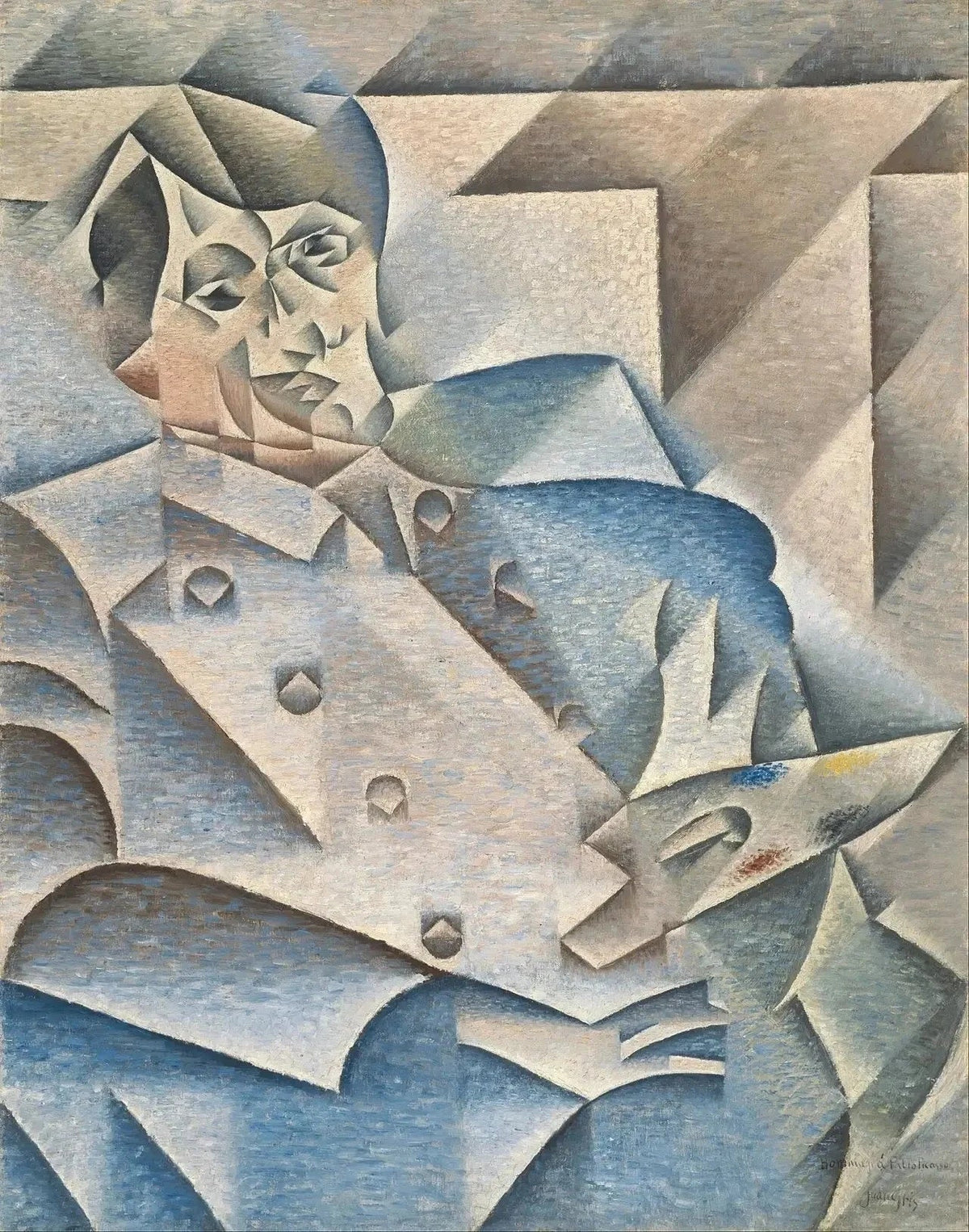 Portrait de Pablo Picasso, peinture de Juan Gris