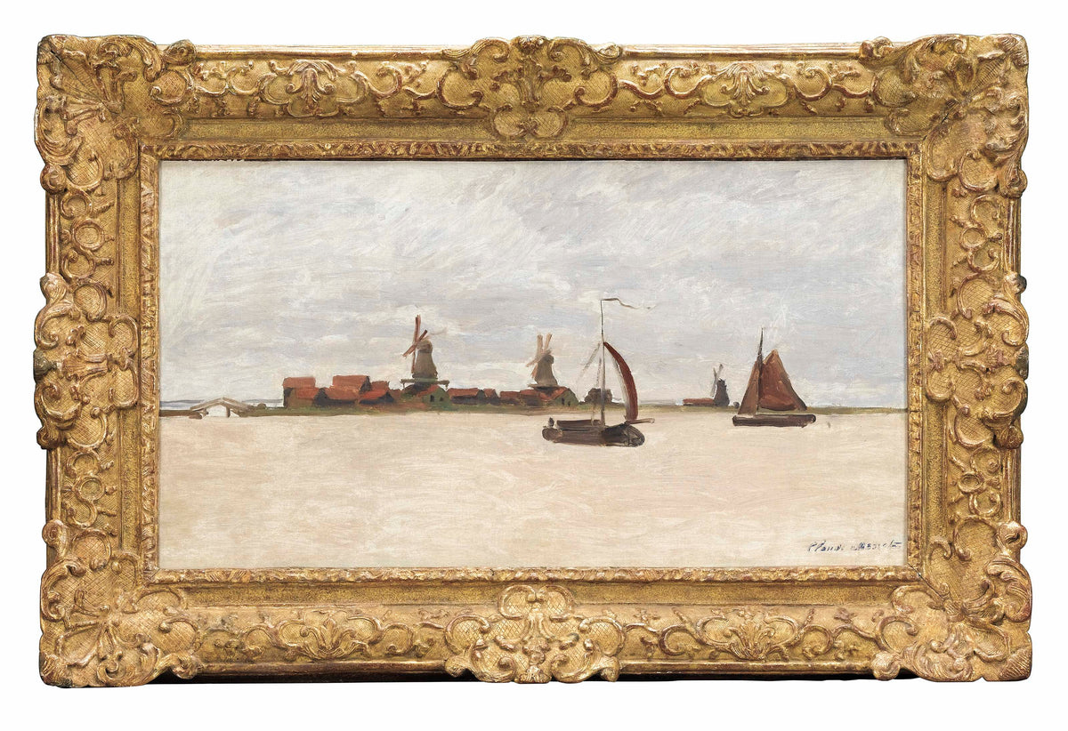 La Voorzaan et le Westerhem peints par Claude Monet à Zaandam en 1871