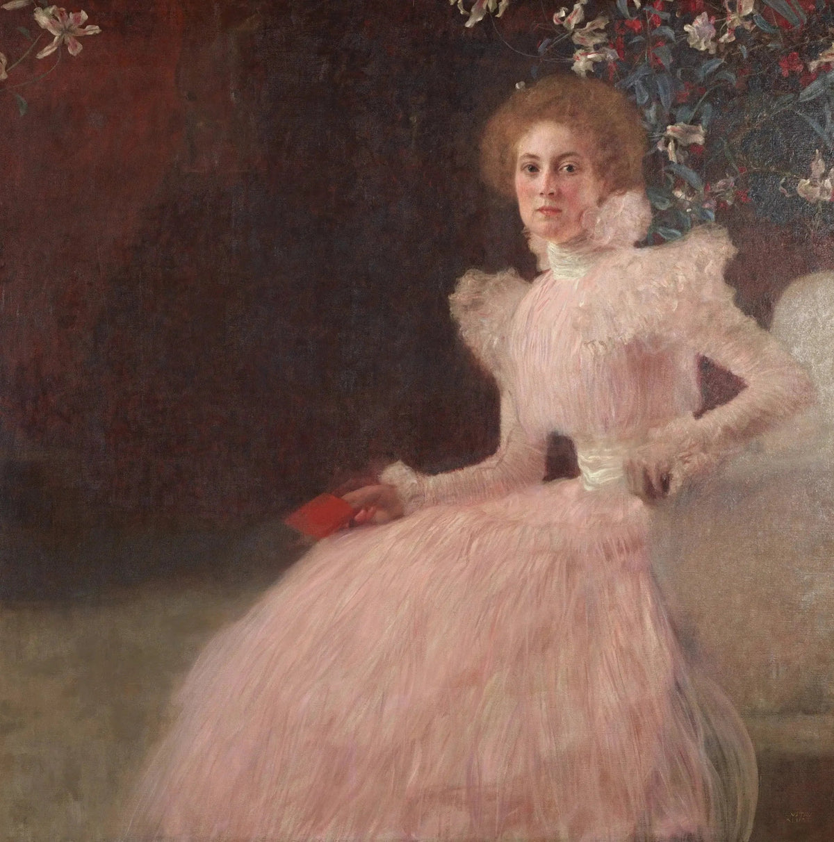 Gustav Klimt, Portrait de Sonja Knips, œuvre entière