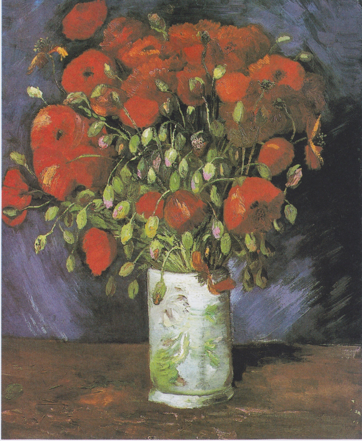 Vase avec pavots rouges de Vincent van Gogh