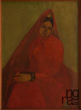 Bride, Amrita Sher-Gil, 1940, huile sur toile