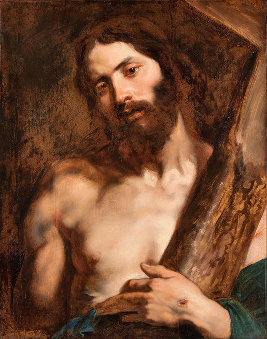 ✝️ המשיח נושא את הצלב – אנתוני ואן דייק (בערך 1618)