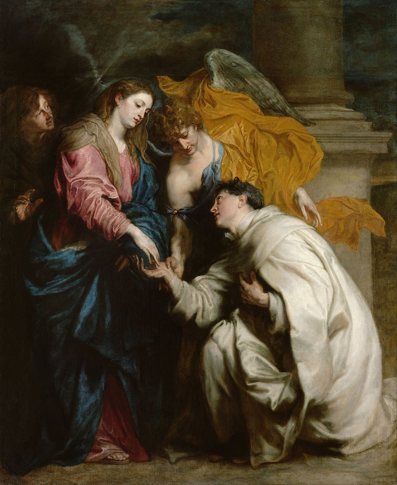 Reproduction du tableau « 💫 La Vision du Bienheureux Hermann Joseph – Anthony van Dyck (vers 1629) » par Alpha Reproduction en peinture à l’huile