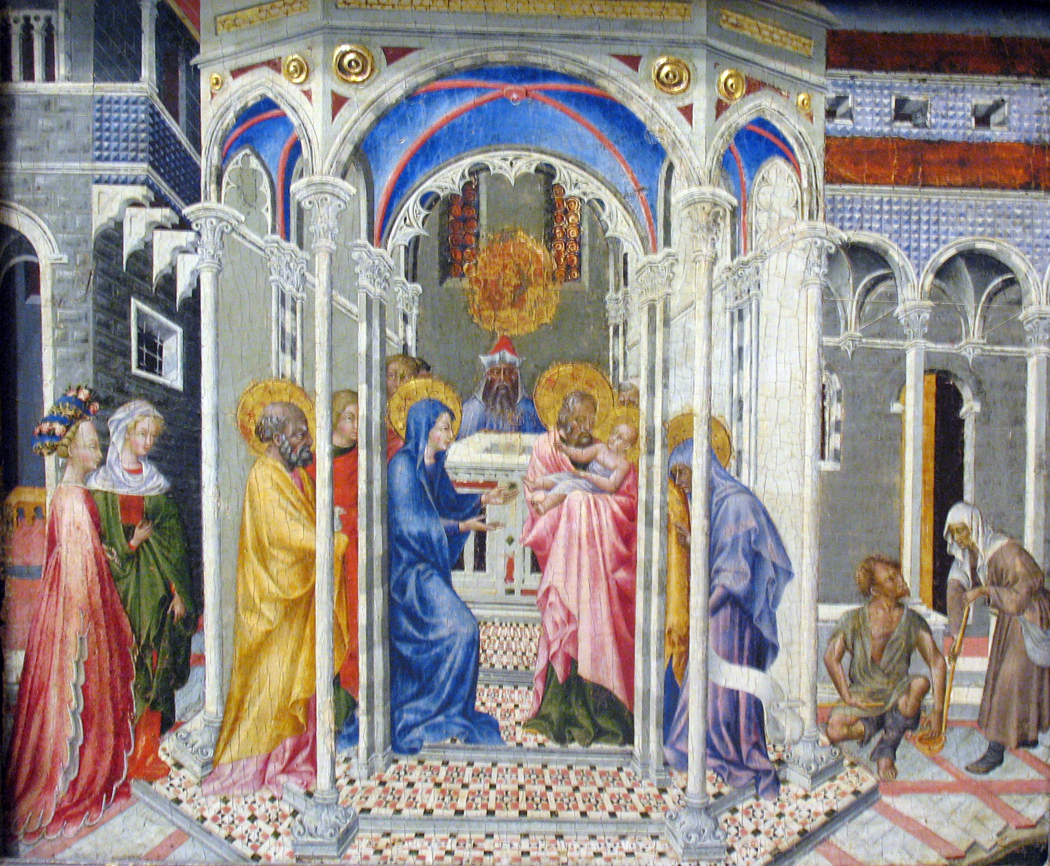 La Présentation de Jésus au Temple - Giovanni di Paolo