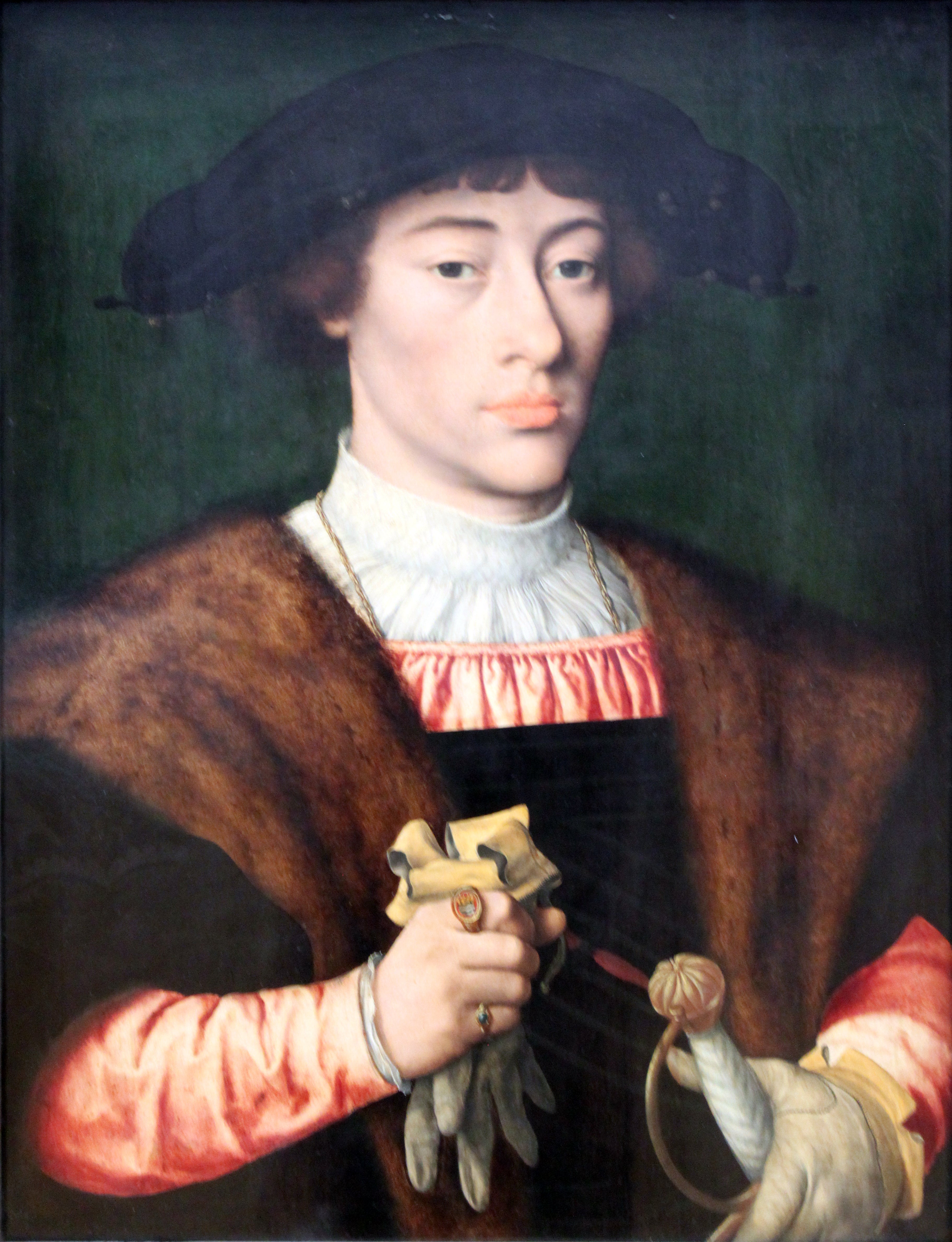 Portrait d'un jeune homme - Joos van Cleve