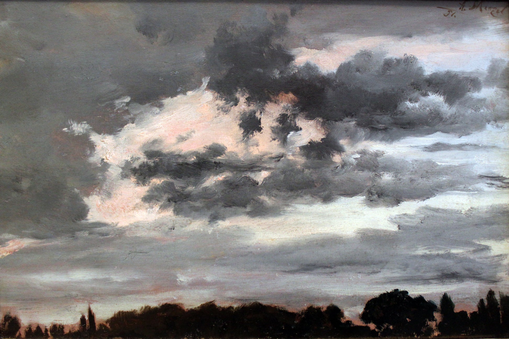 Étude des nuages - Adolph von Menzel