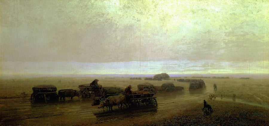 La Route des Tchoumaks à Marioupol, Arkhip Kouïndji, 1875