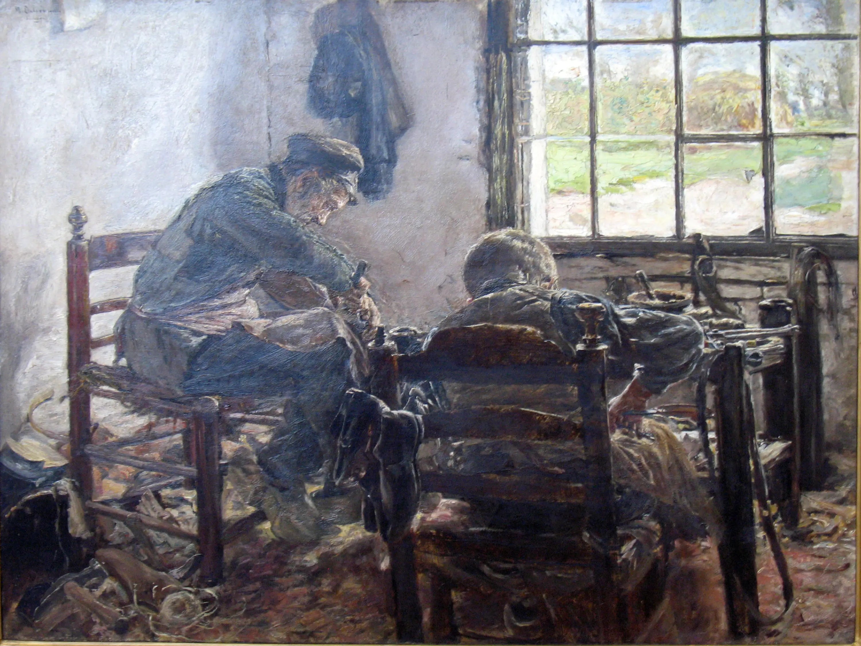 Atelier de cordonnier - Max Liebermann - Alpha Reproduction