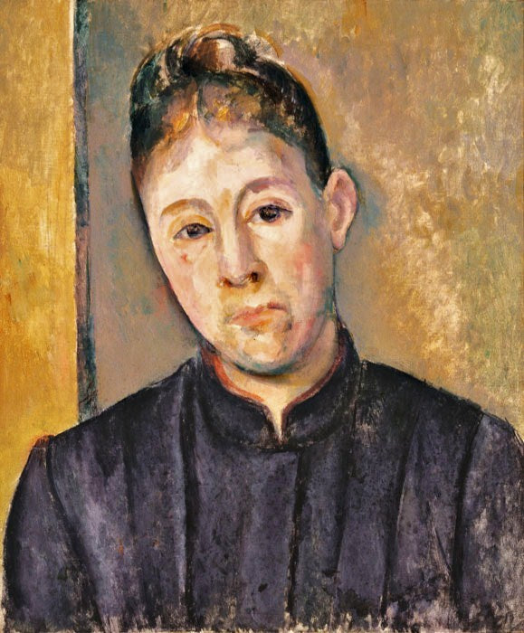 Reproduction du tableau « Portrait de Madame Cézanne - Paul Cézanne » par Alpha Reproduction en peinture à l’huile