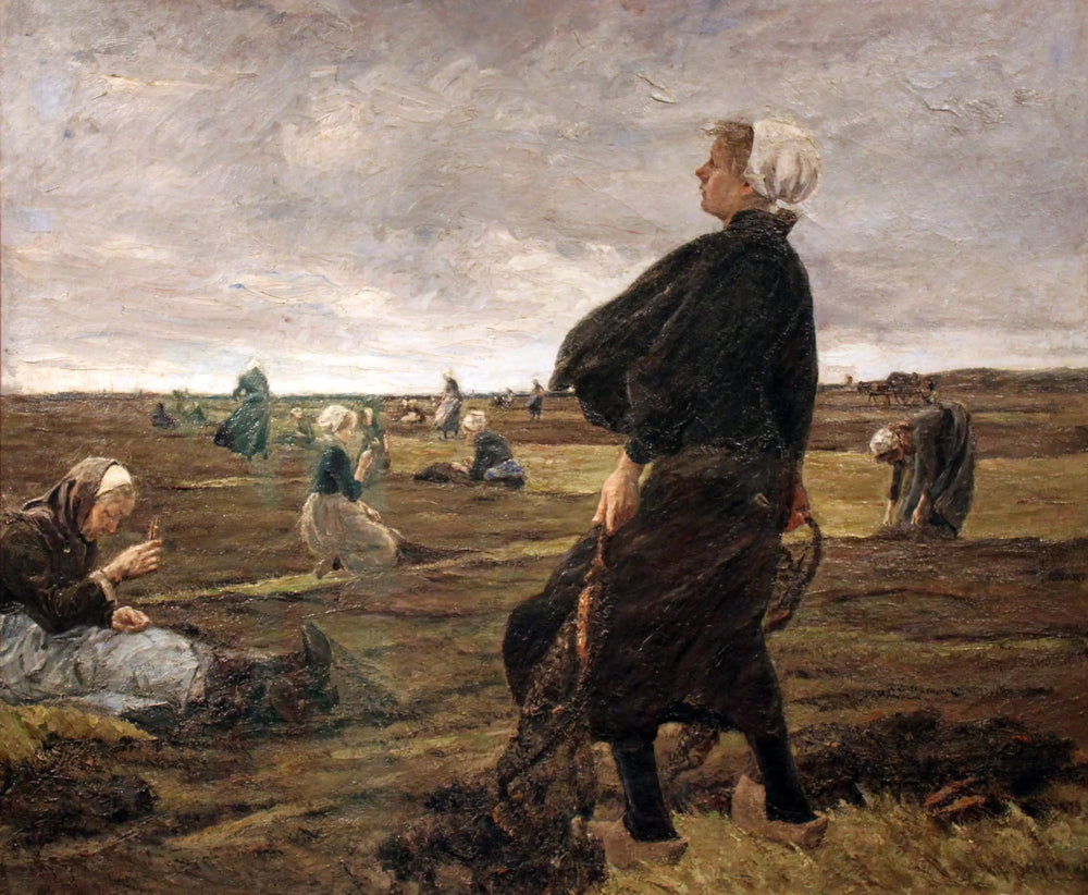 Les réparateurs de filets - Max Liebermann - Alpha Reproduction