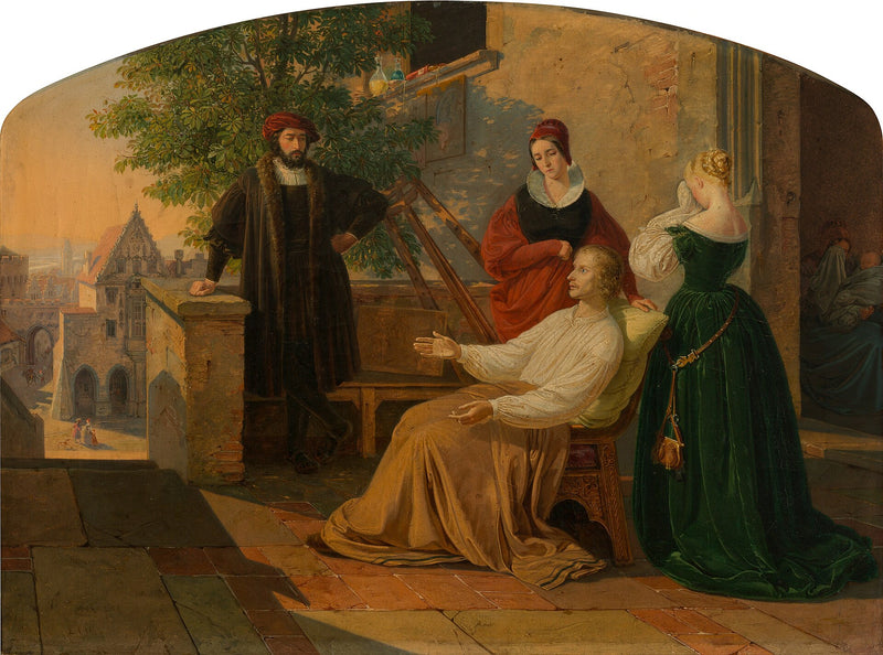 Les Derniers Instants de Lucas de Leyde - Josef Mánes
