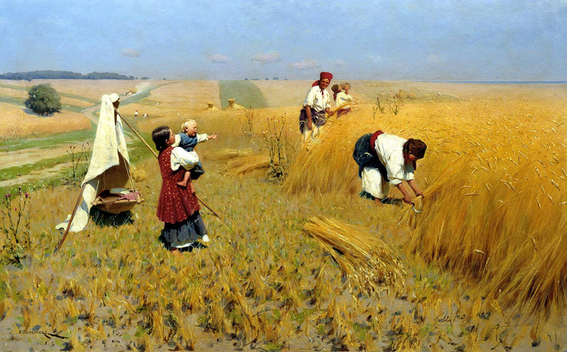 Récolte en Ukraine - Mykola Pymonenko