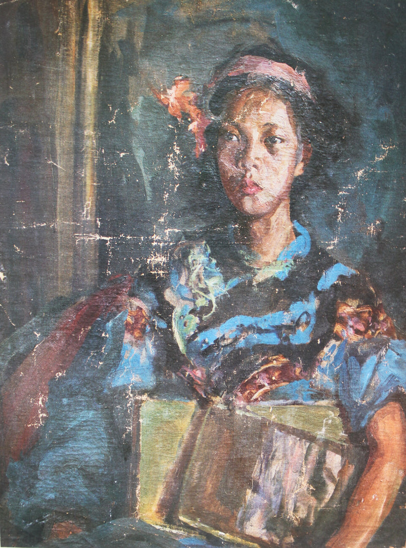 Portrait de jeune fille - Li Tiefu