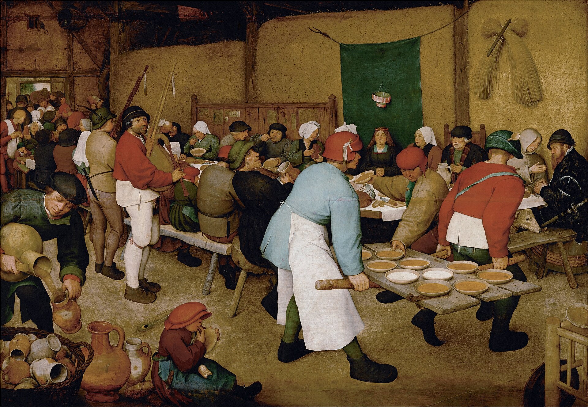 Le Repas de noce paysanne - Pieter Bruegel l’Ancien