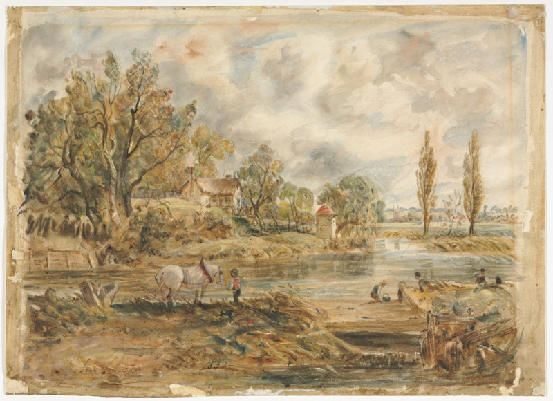 Le Cheval blanc - John Constable