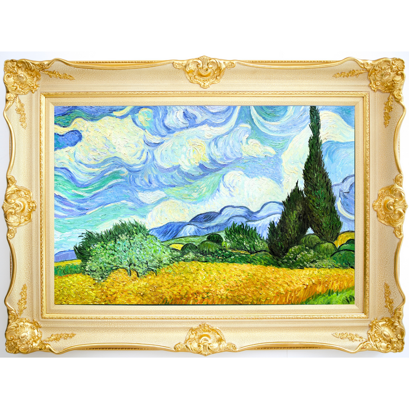 שדה חיטה עם ארז - Vincent van Gogh