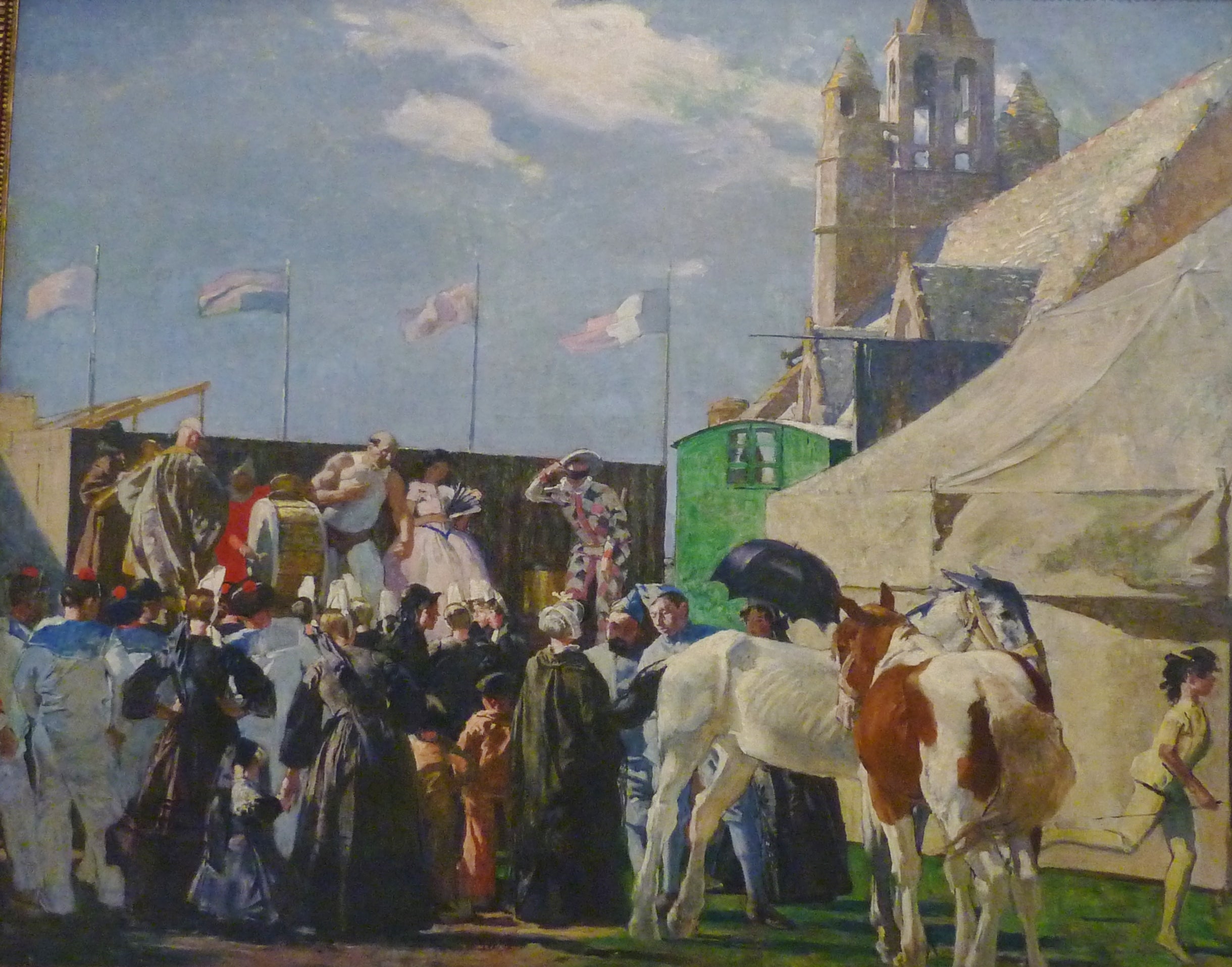La Parade de foire - Lucien Simon