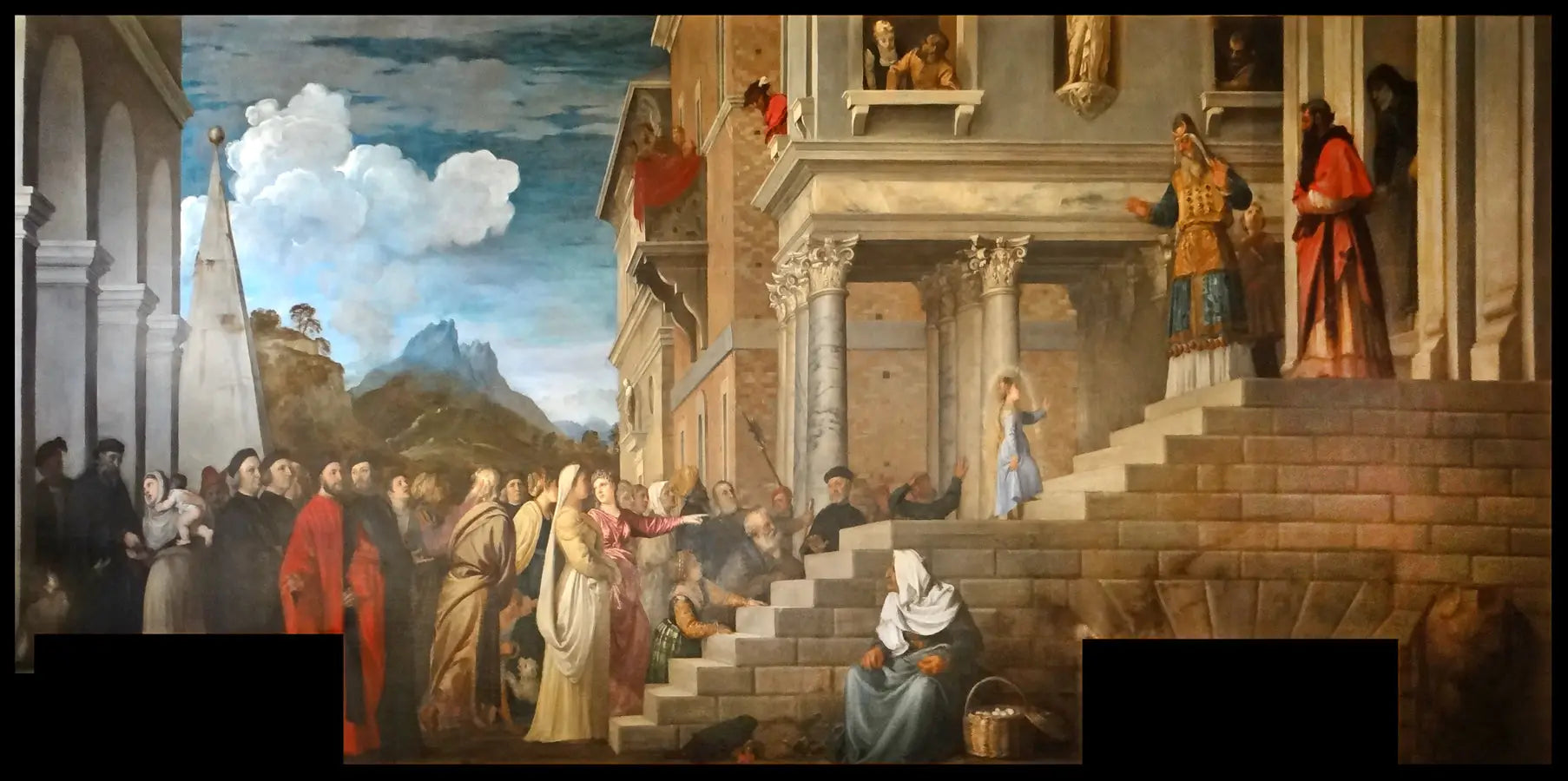 La Présentation de Marie au Temple - Titian - Alpha Reproduction