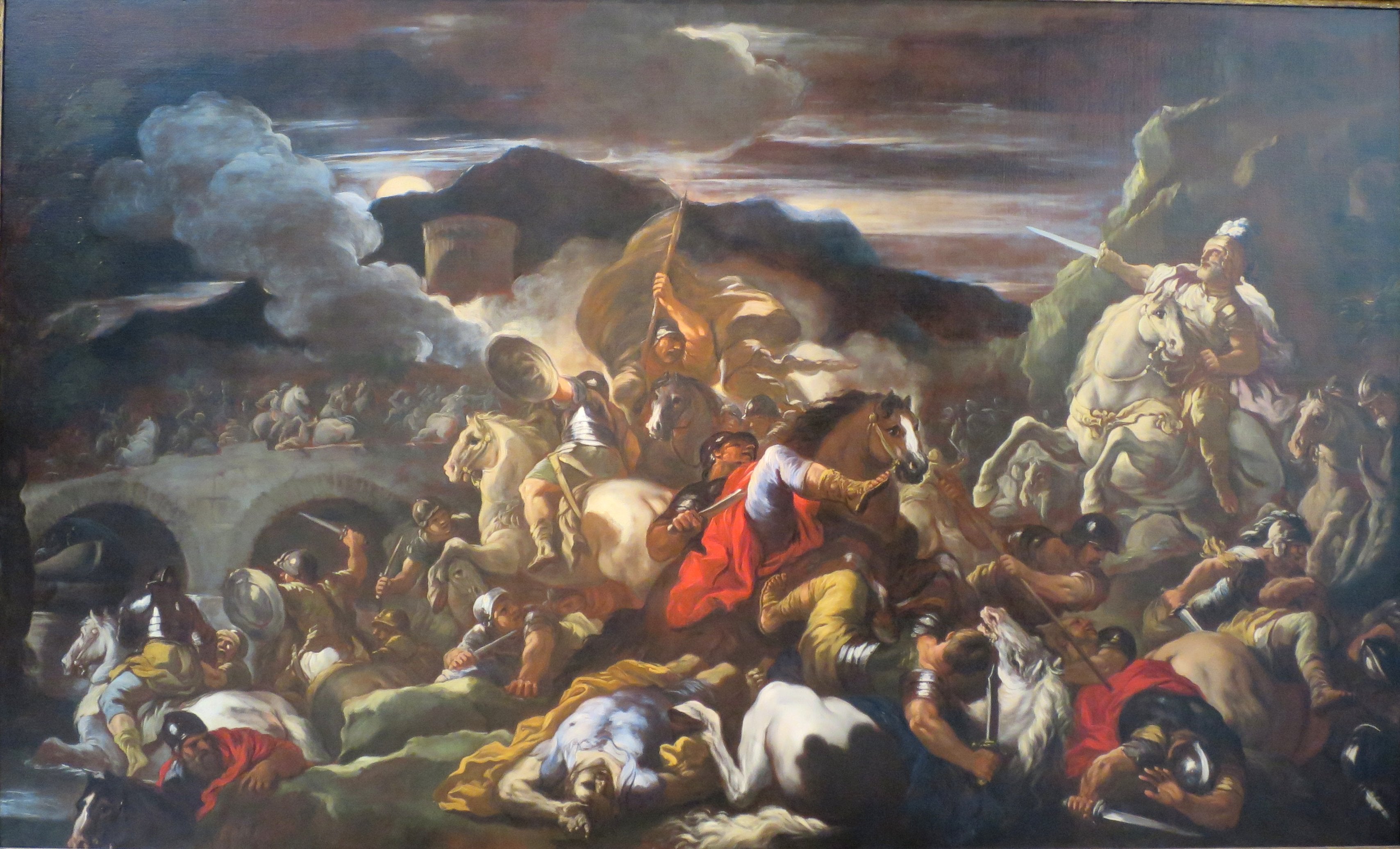 Une scène de bataille - Luca Giordano