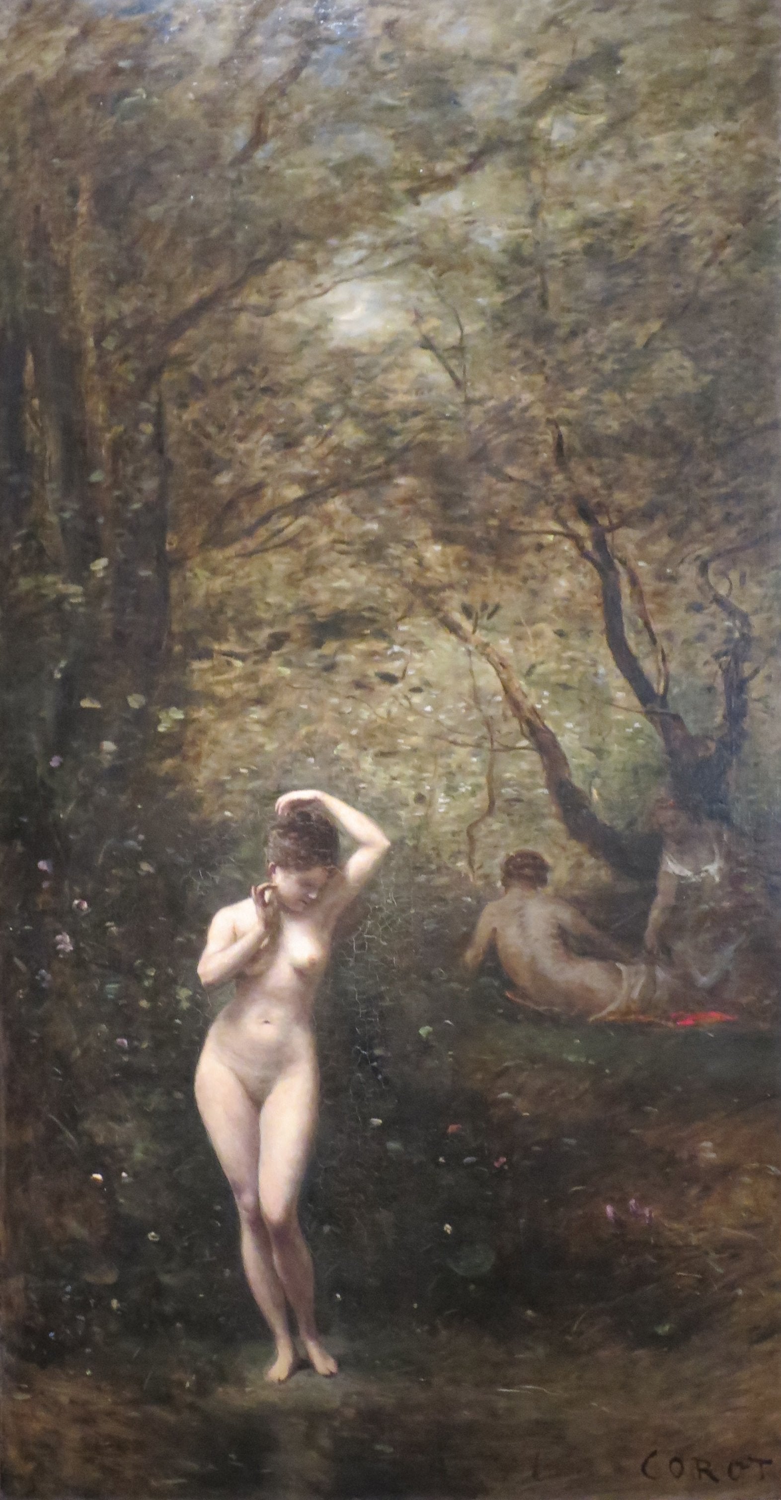 Diane au bain - Jean-Baptiste Camille Corot