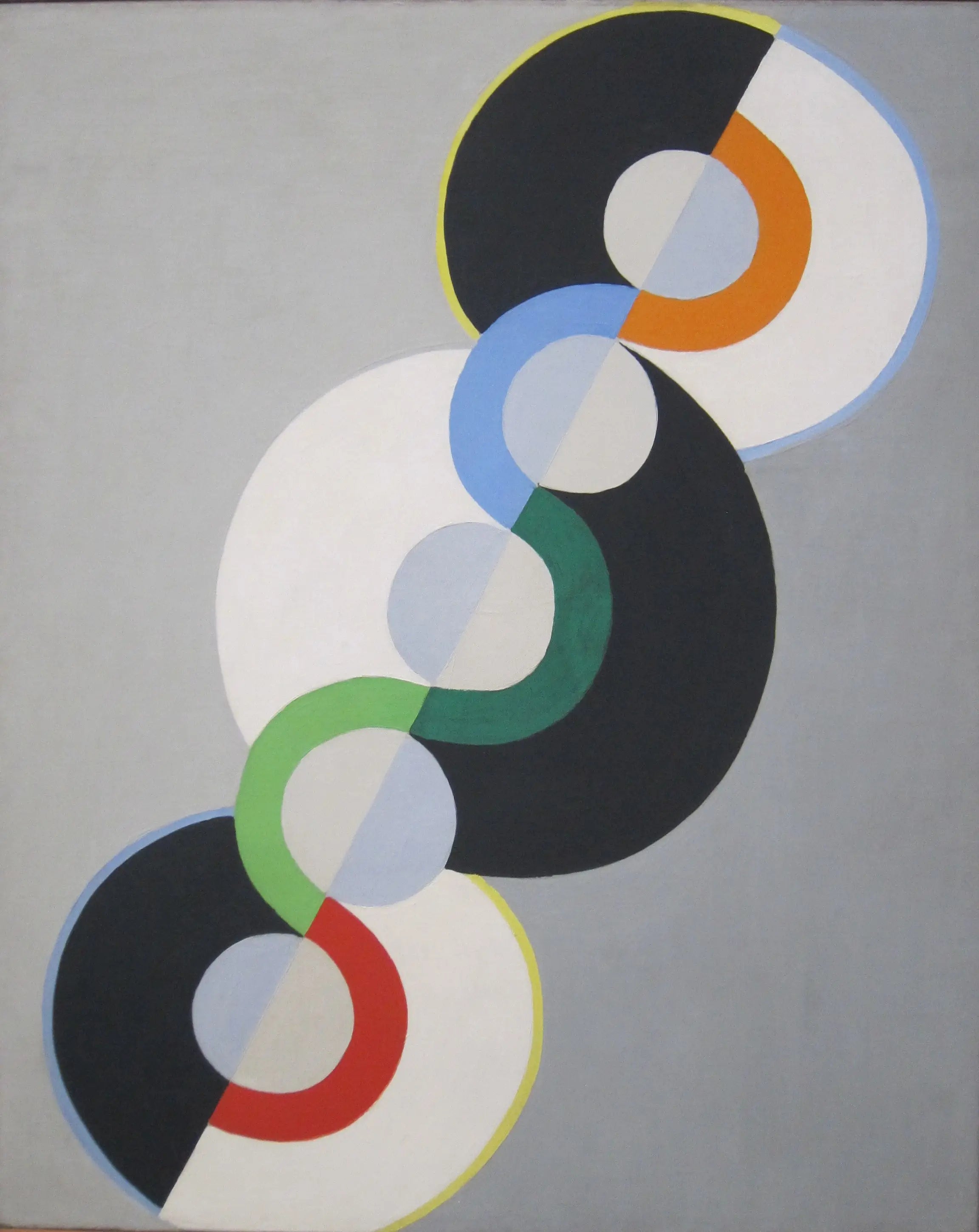 Reproduction du tableau « Rythme sans fin - Robert Delaunay » par Alpha Reproduction en peinture à l’huile