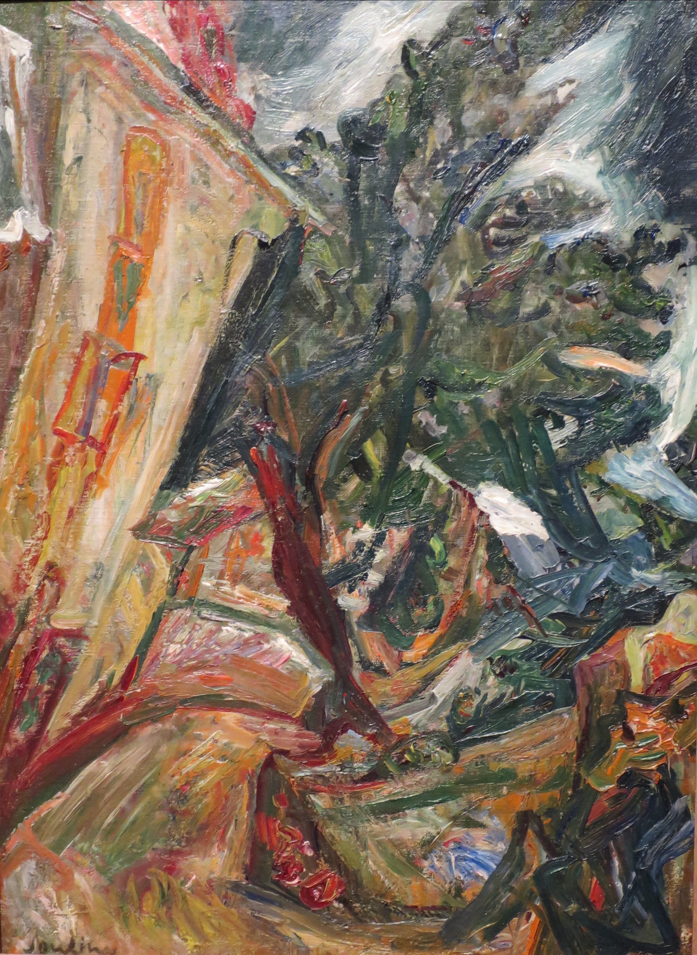 Paysage avec figures─Céret - Chaïm Soutine