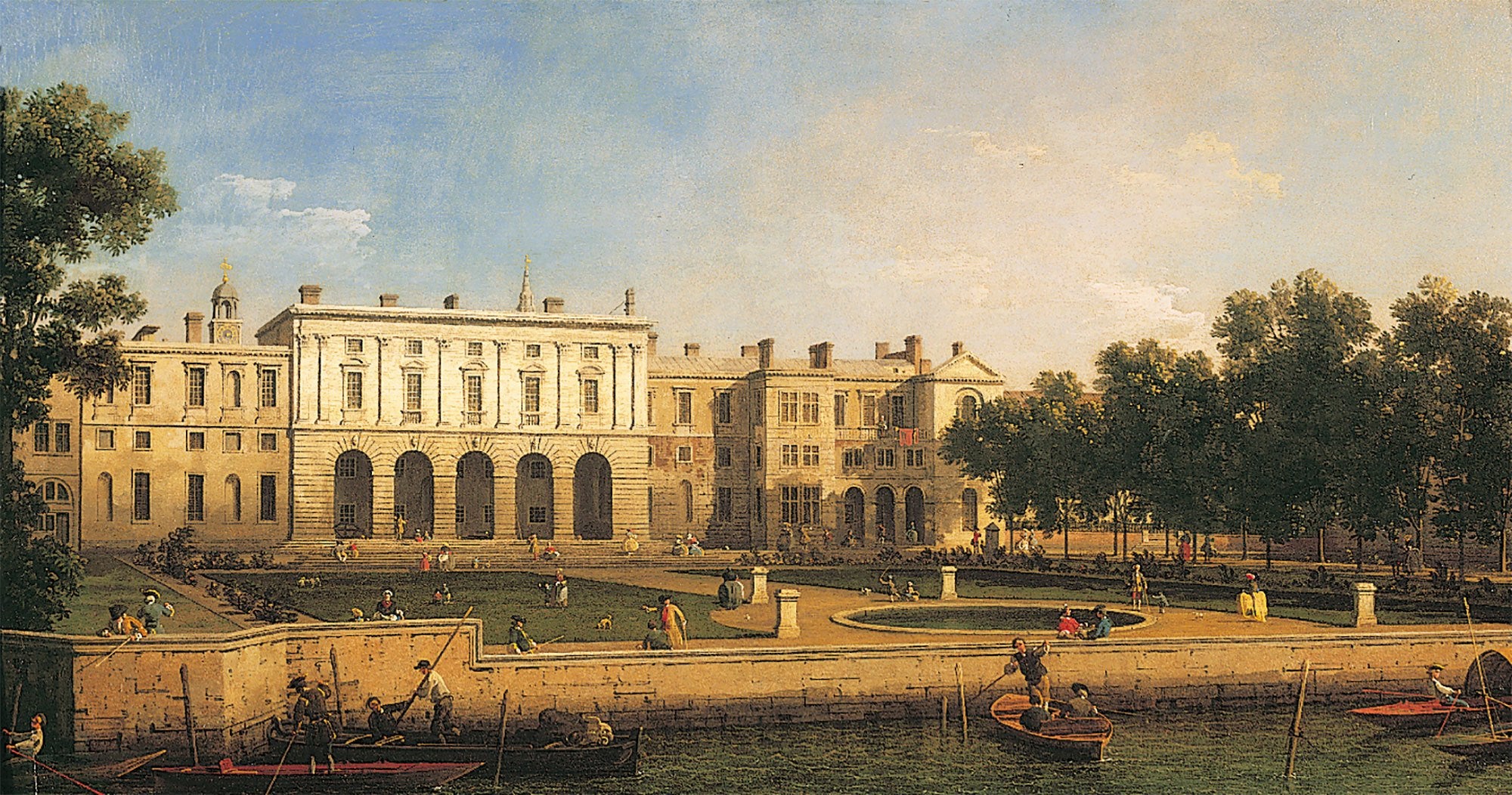 Old Somerset House depuis la Tamise - Canaletto