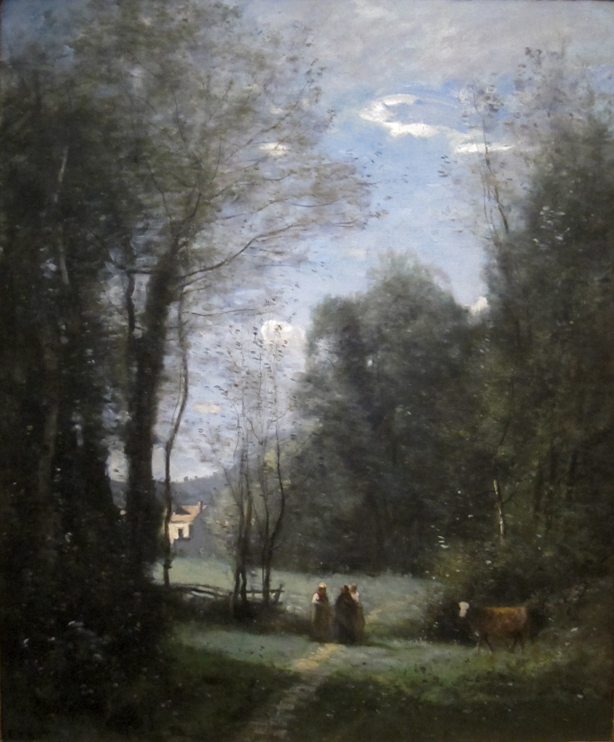 La Maison blanche de Sèvres - Jean-Baptiste Camille Corot