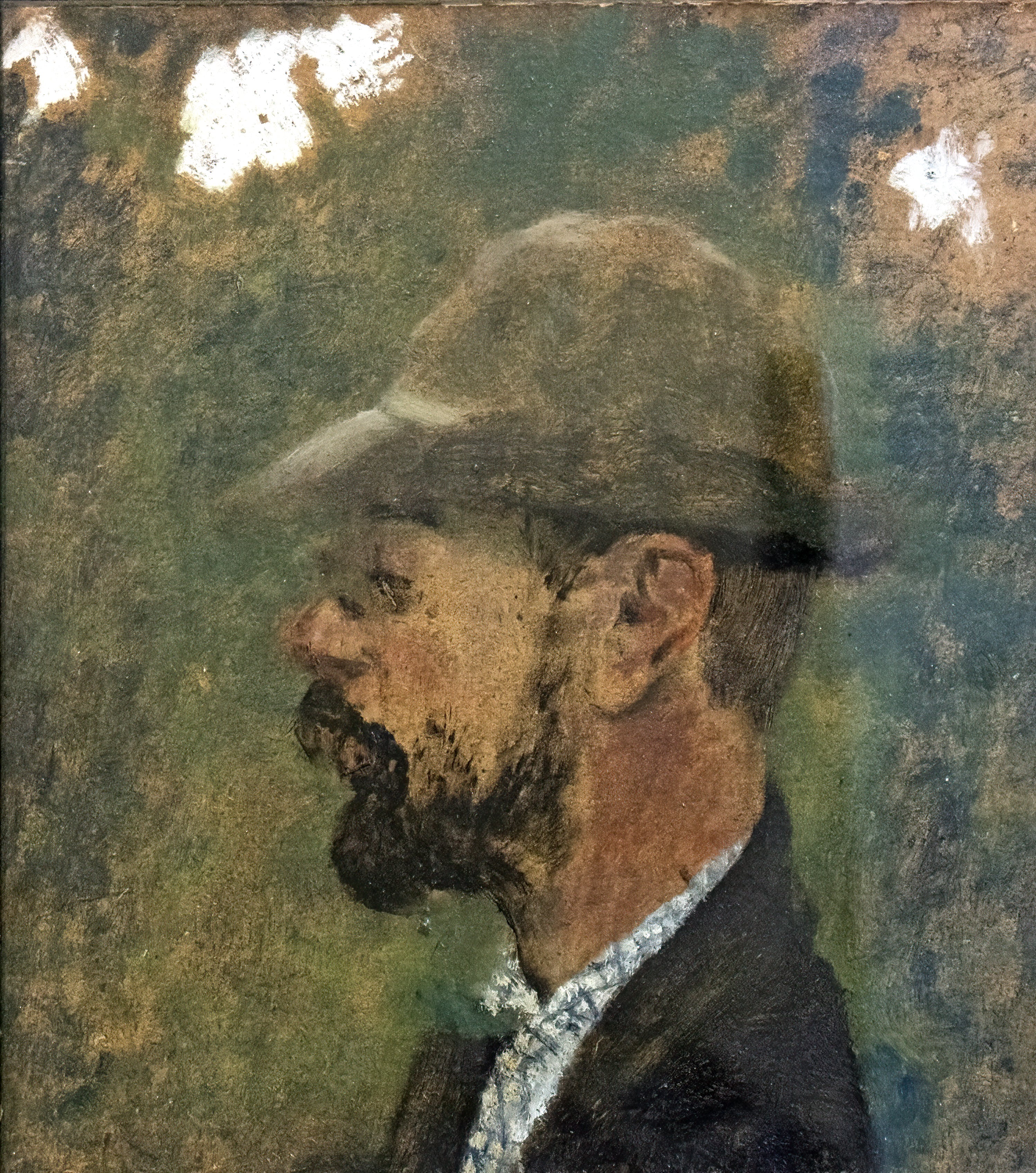 Profil de Toulouse Lautrec - Édouard Vuillard