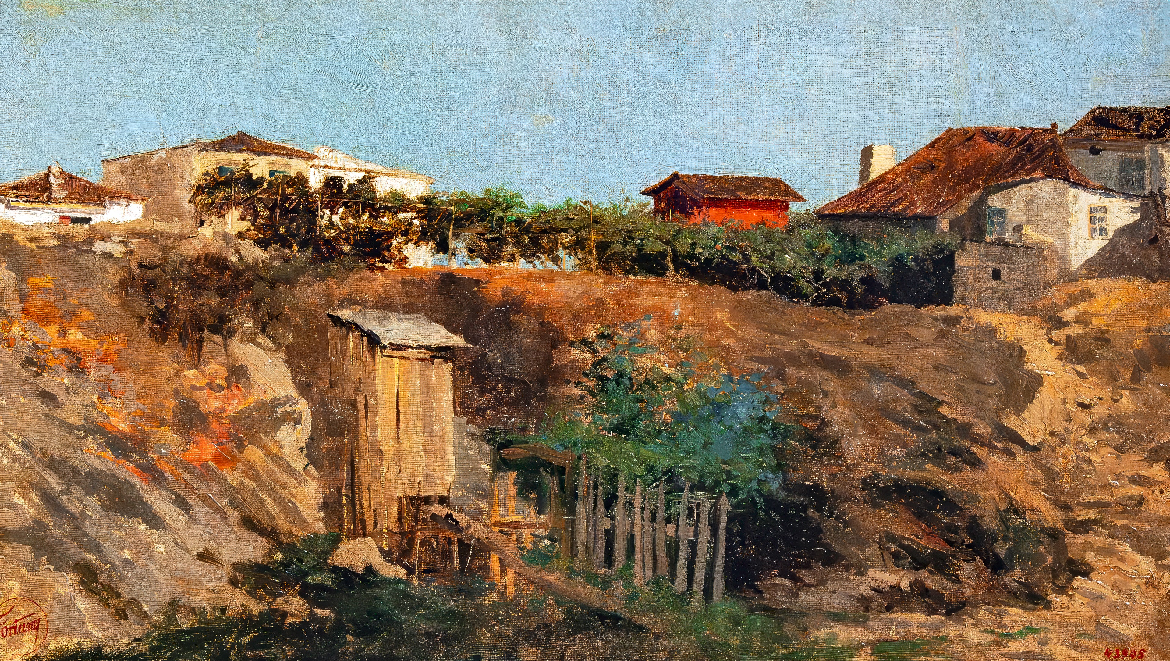 Paysage de Portici - Mariano Fortuny Marsal